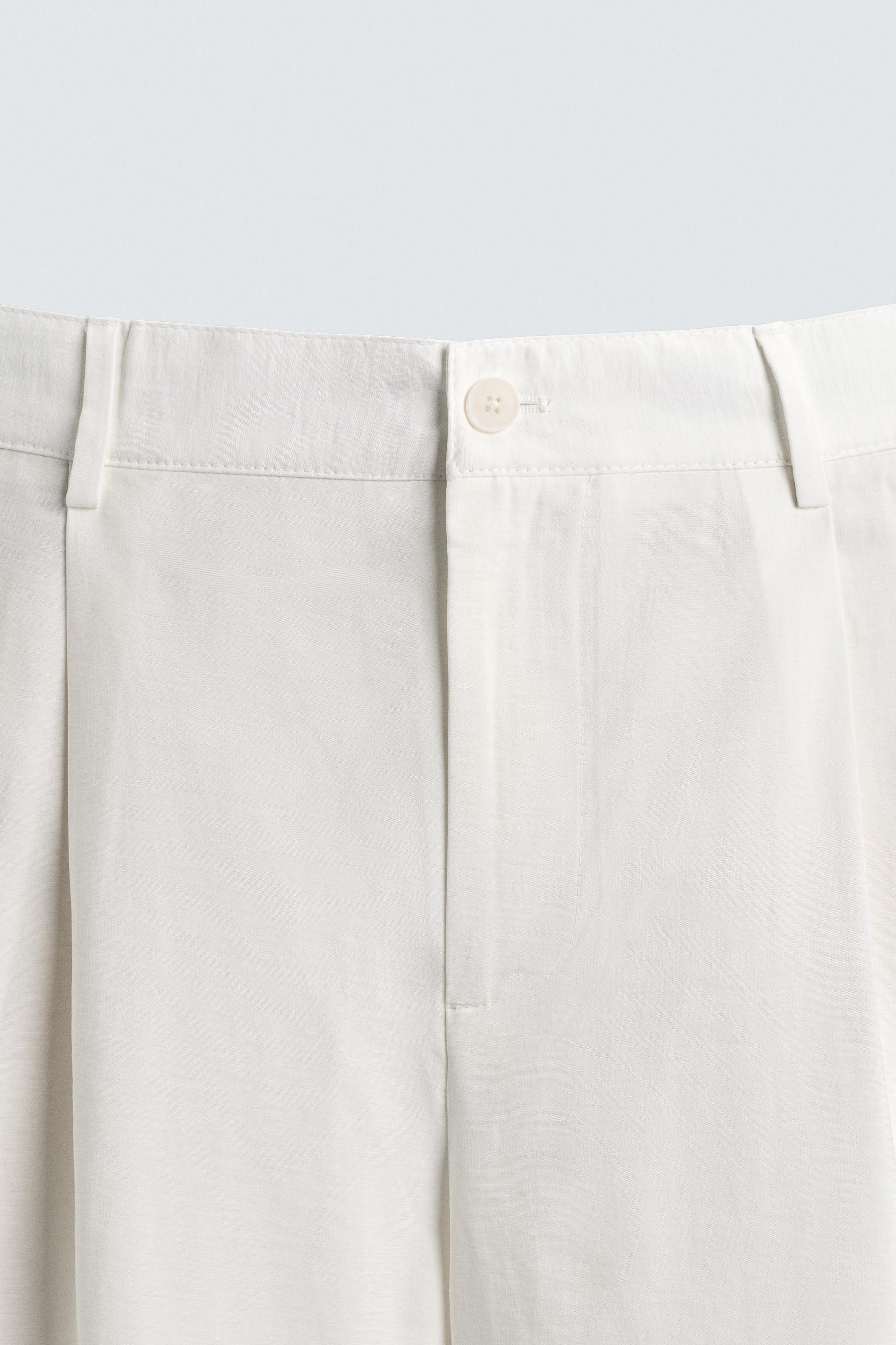 PANTALON FLUIDE À PLIS